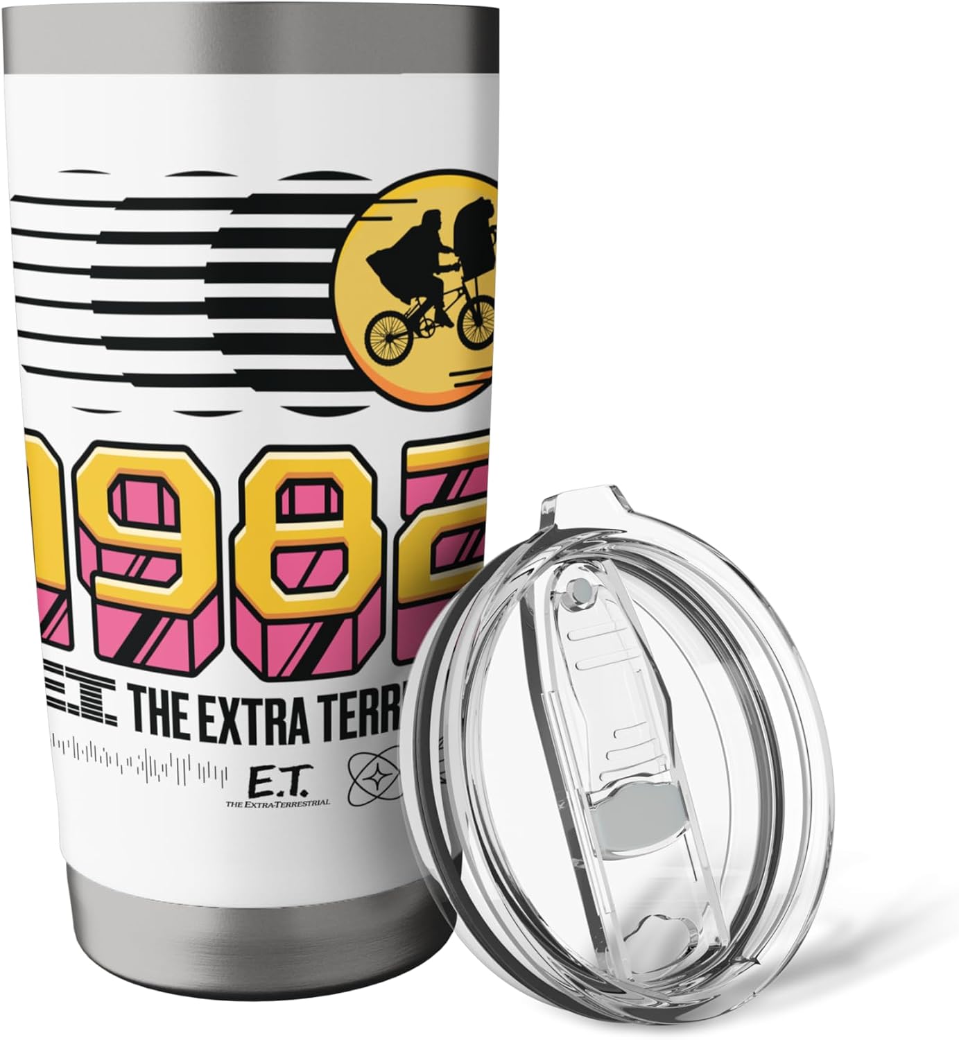 E.T. the Extra-Terrestrial 1982 Retro Stainless Steel Insulated Tumbler image 5
