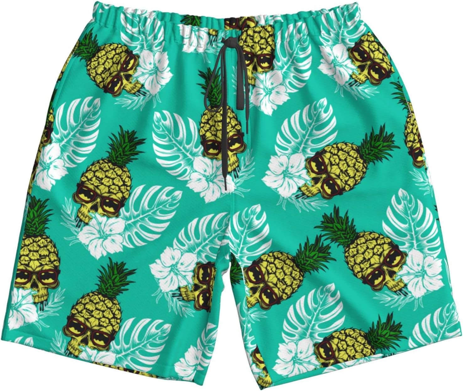 FREEHOTU Men's Swim Trunks Beach Board Shorts Quick Dry Swimwear Sports with Pockets - Image 2