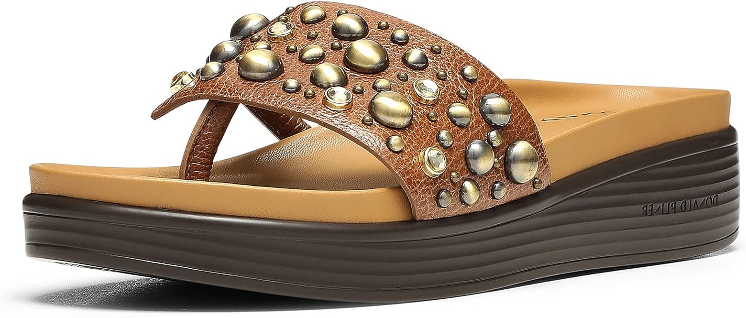 Donald Pliner Women's Slide Sandal, Saddle, 5