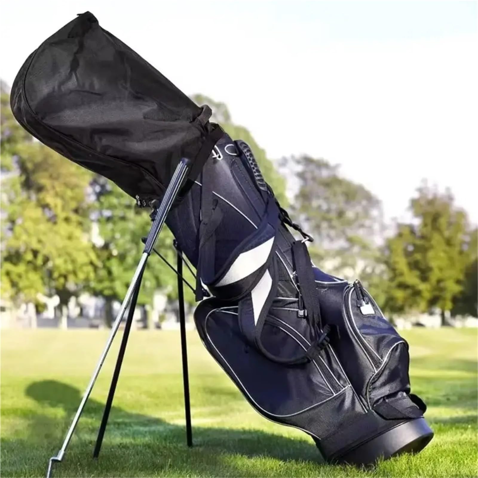 Funda para Bolsa De Golf Protector a Prueba de Polvo for la Lluvia del Palo Golf, Bolsa Impermeable, Funda con botón a presión Tela Oxford
