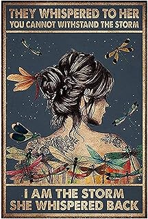 Positive Quotes Wall Decor - She Whispered Back I Am The Sto