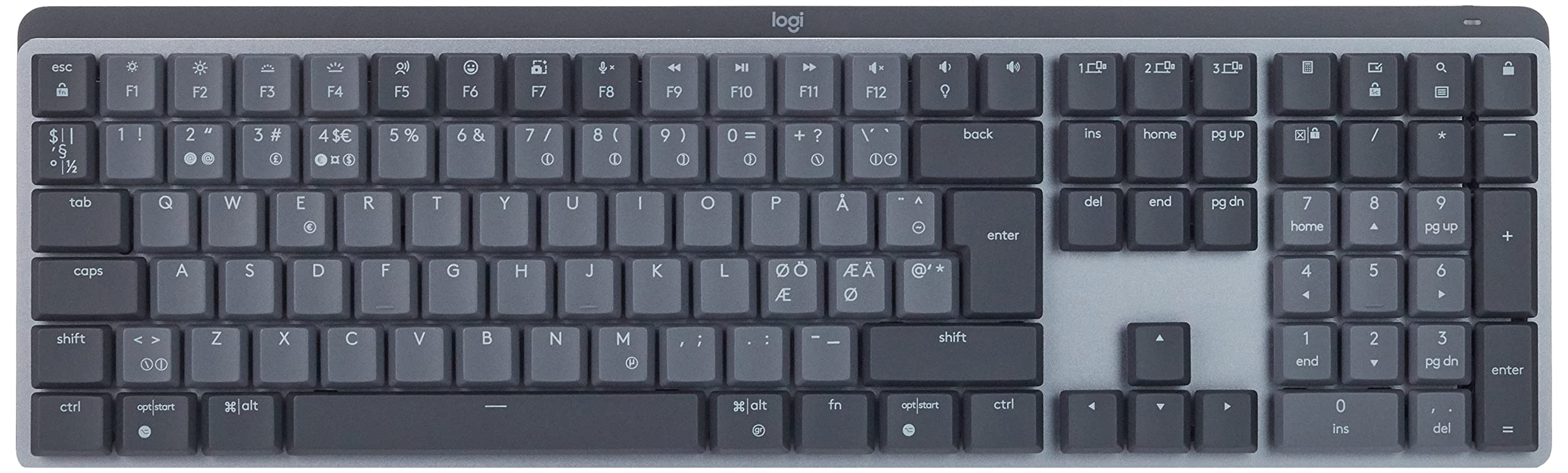 Logitech MX Mechanical Tastiera Retroilluminata Wireless Performance