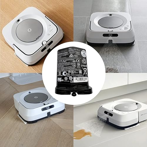 Miniatura 8 de Para iRobot Braava Jet M6 6110 Series M611020 M612880 M612680 M614480 6100 Ultimate Robot Mop ABL-C Reemplazo Batería de iones de litio 3INR1965