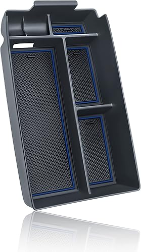 Bandeja organizadora de consola central compatible con Ford Escape 2020-2023 y Ford Bronco Sport 2021 2022 2023, caja de almacenamiento secundaria