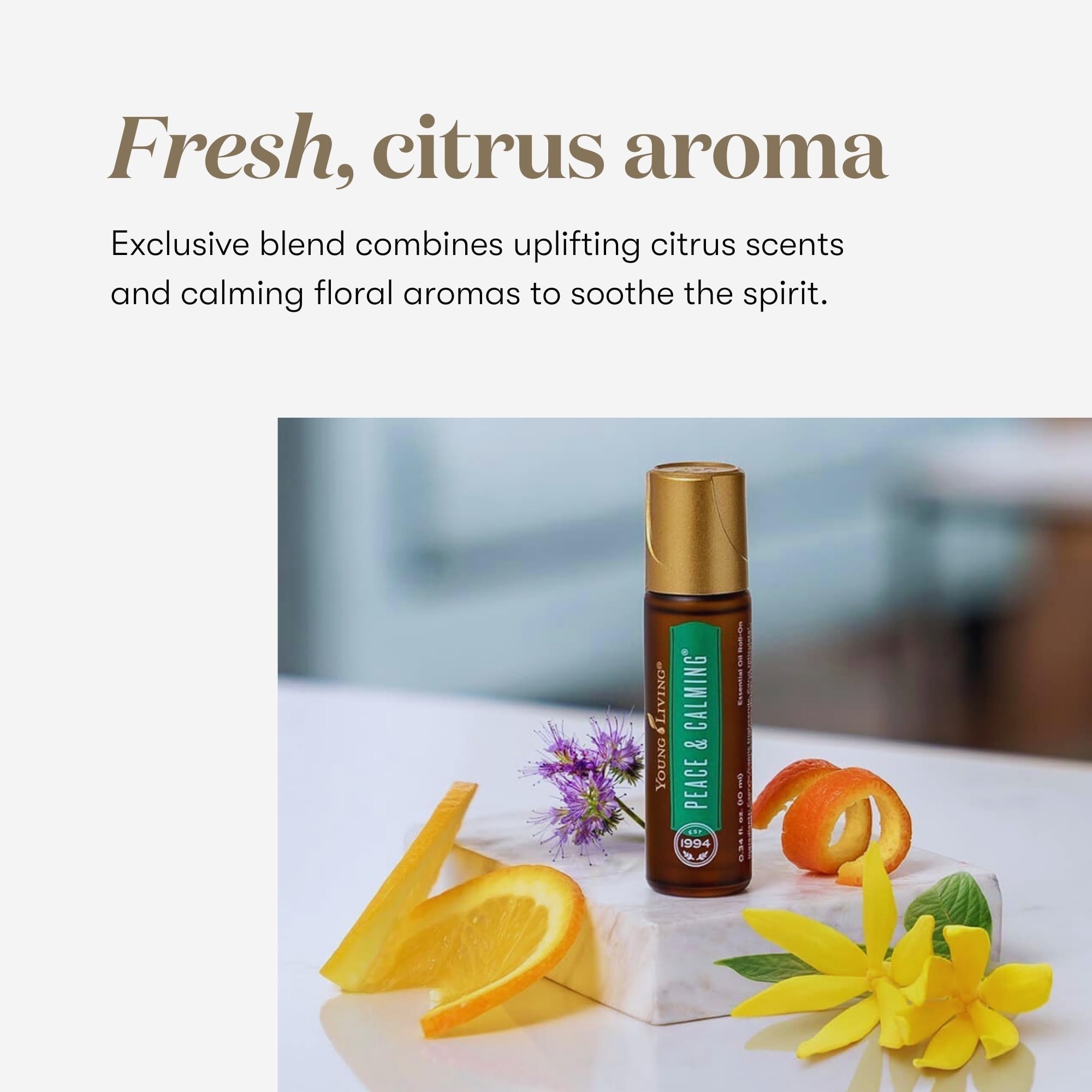 Amazon.com: Young Living Peace & Calming Roll-On - 10 ml - Premium
