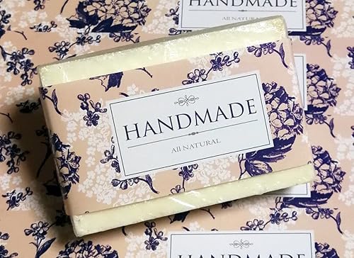 Miniatura 9 de ZZYBIA Cinta de papel para jabón casero, productos hechos a mano, 20 unidades (vertical 1, azul bebé)