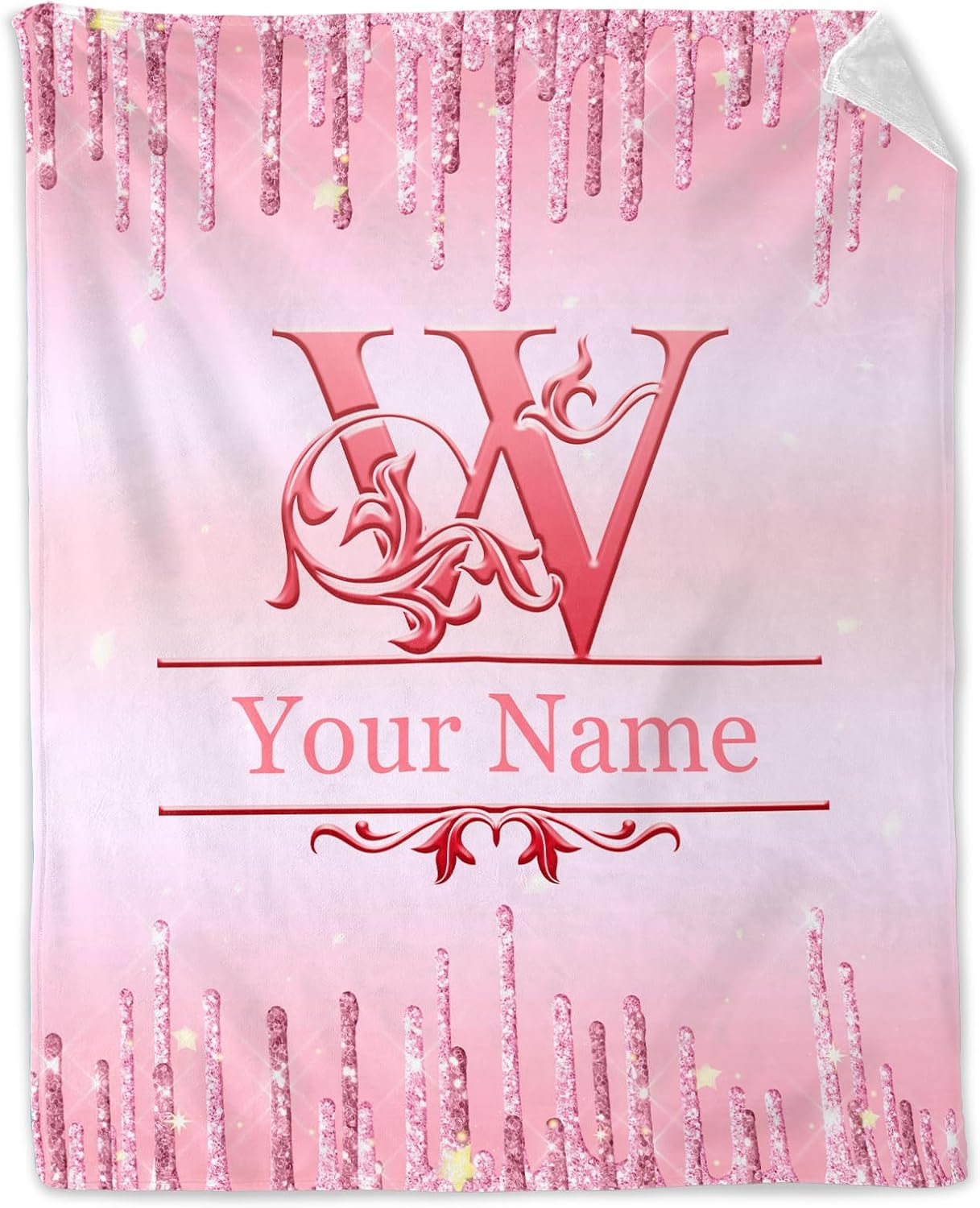 Custom Butterfly Blanket Gift for Adults - 60"x80" Inches Butterfly Throw Blanket for Women, Girls - Pink Cozy Fuzzy Throws for Sofa, Bed & Living Room