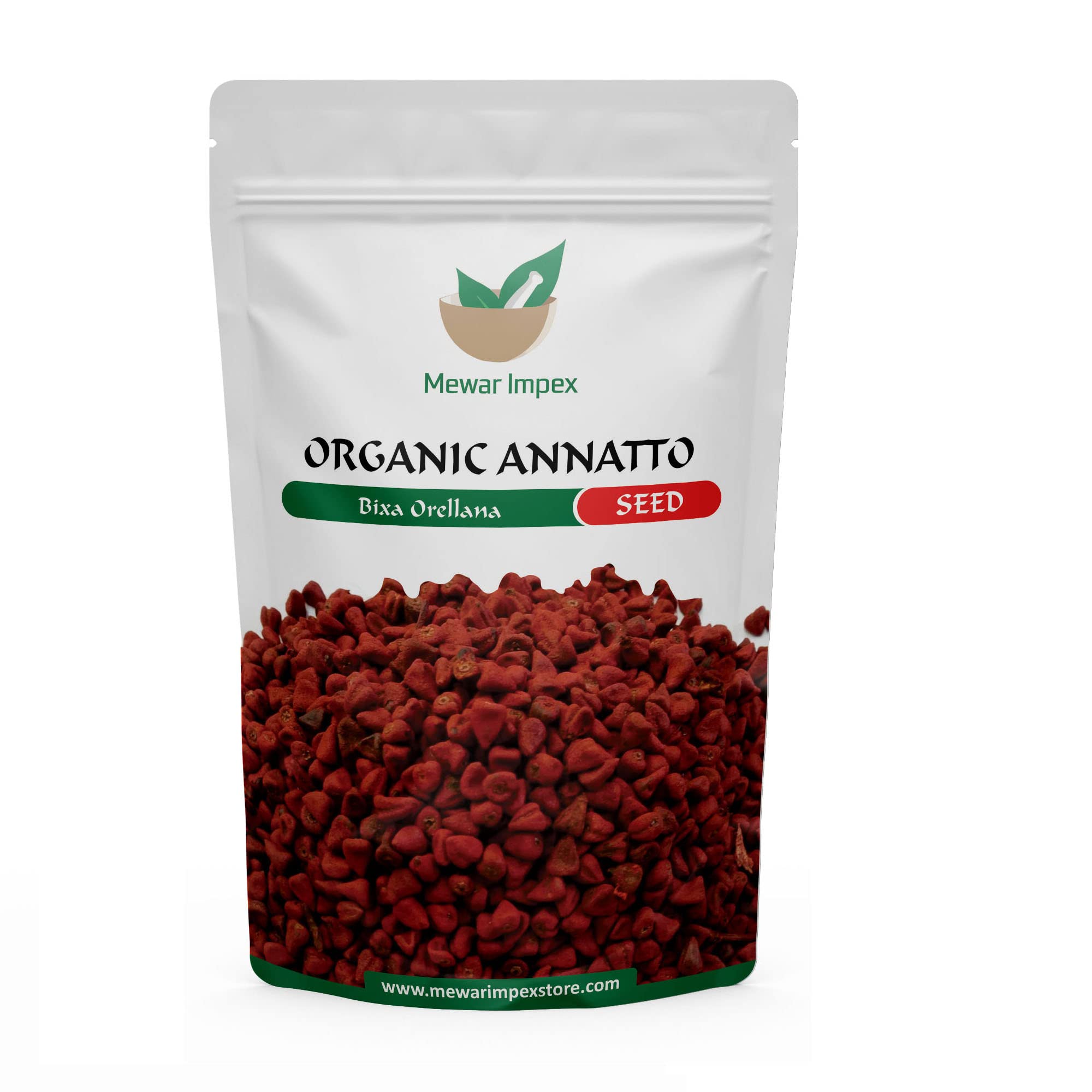 Mewar Impex Organic Annatto Seed 200 gm | Bixa Orellana, Fresh