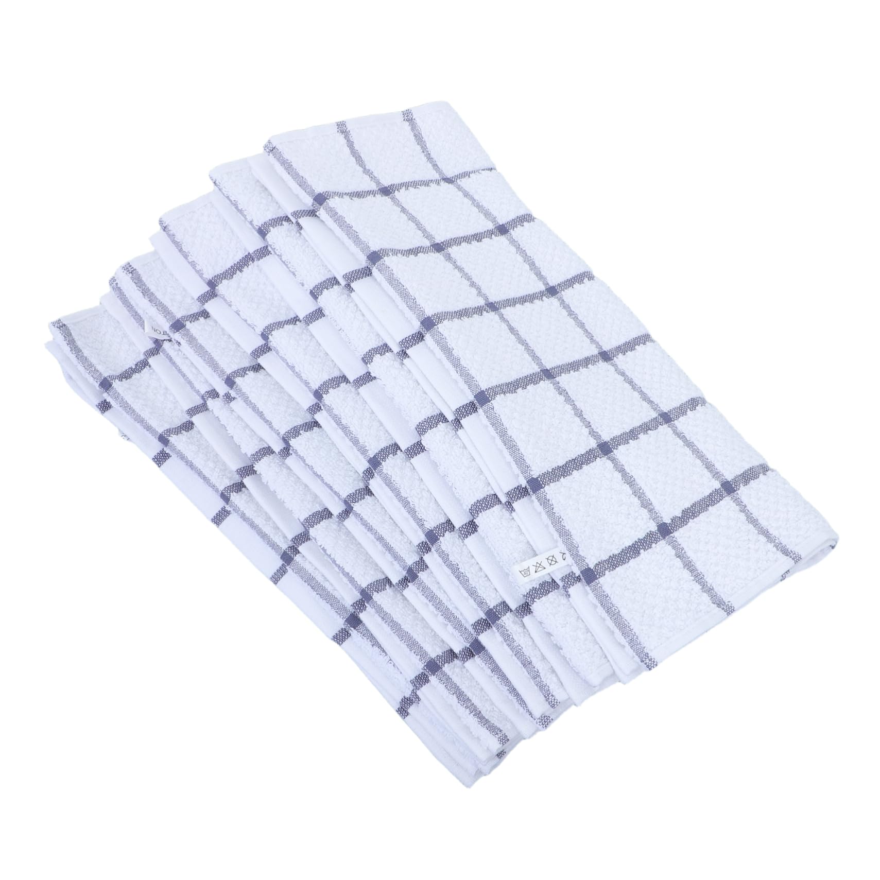POPETPOP Paños de Cocina de Algodón 6 Piezas Absorbentes para Lavar Platos