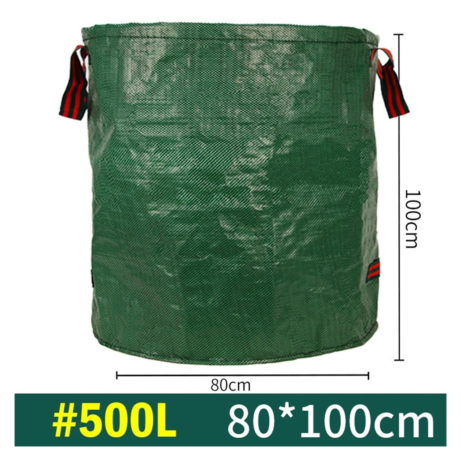 Bolsas de jardín reutilizables gran capacidad 60L-500L - Contenedor almacenamiento sacos hojas for limpieza jardines(A7)