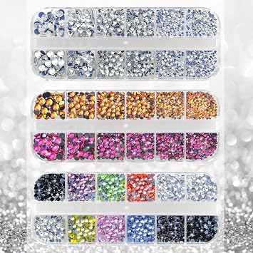 Bedazzler Kit, with Rhinestones, Hot Fix Applicator Tool, Diamond Painting Pen, 7 Different Size Tips, Tweezers, Brush Cleaning Kit for DIY Clothing Shoes Pink