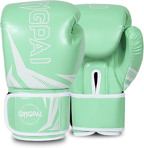 Miniatura 10 de Guantes de boxeo, entrenamiento de boxeo profesional, guantes de kickboxing para hombres, mujeres, adultos, niños, acolchado de varias capas, para
