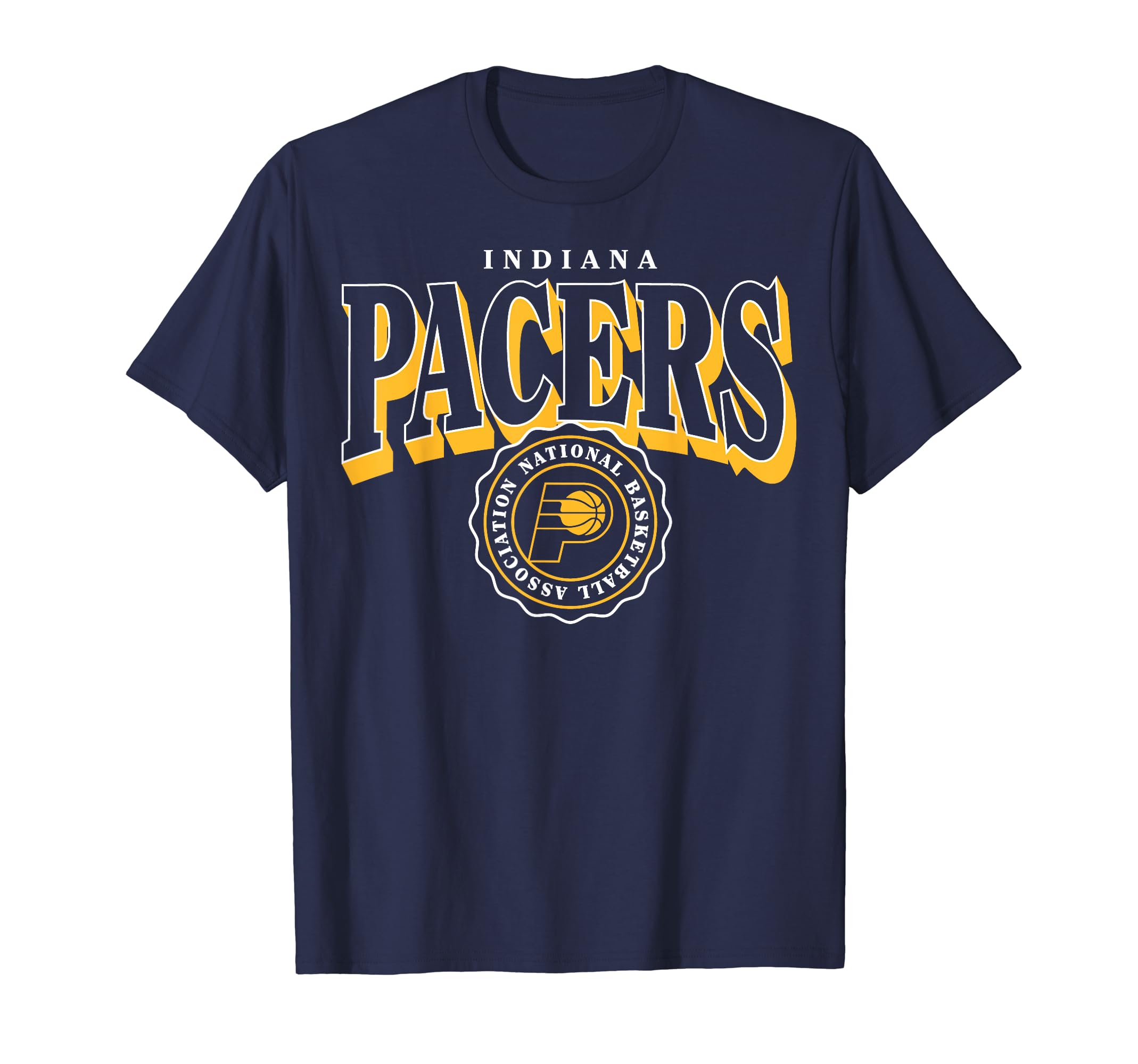 Indiana PacersNBA - Indiana Pacers Arched Crest T-Shirt