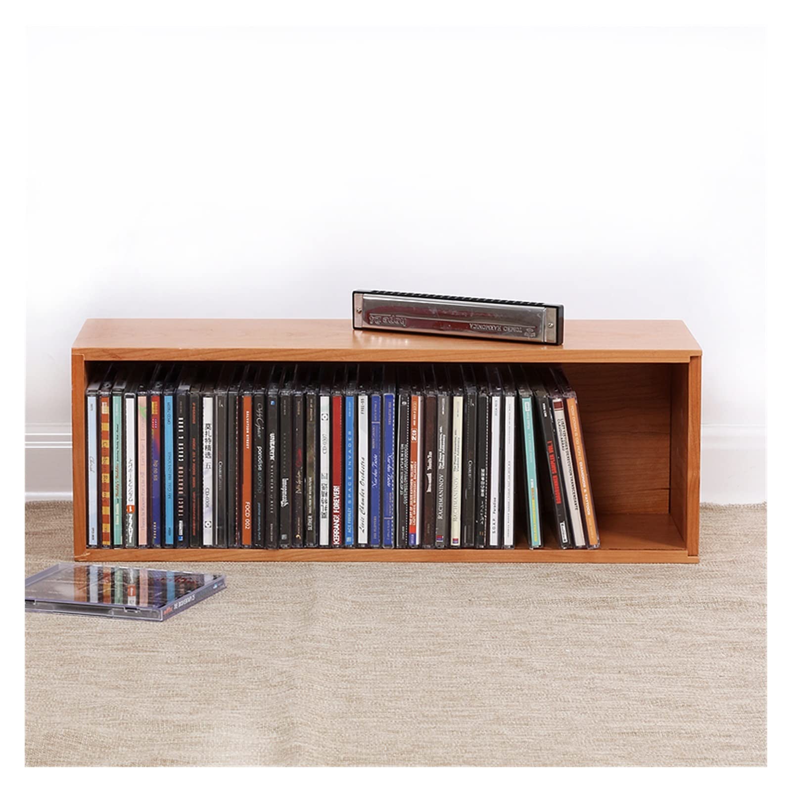 Generic Supporto per CD impilabile, scaffale e organizer per CD, per riporre e organizzare i CD