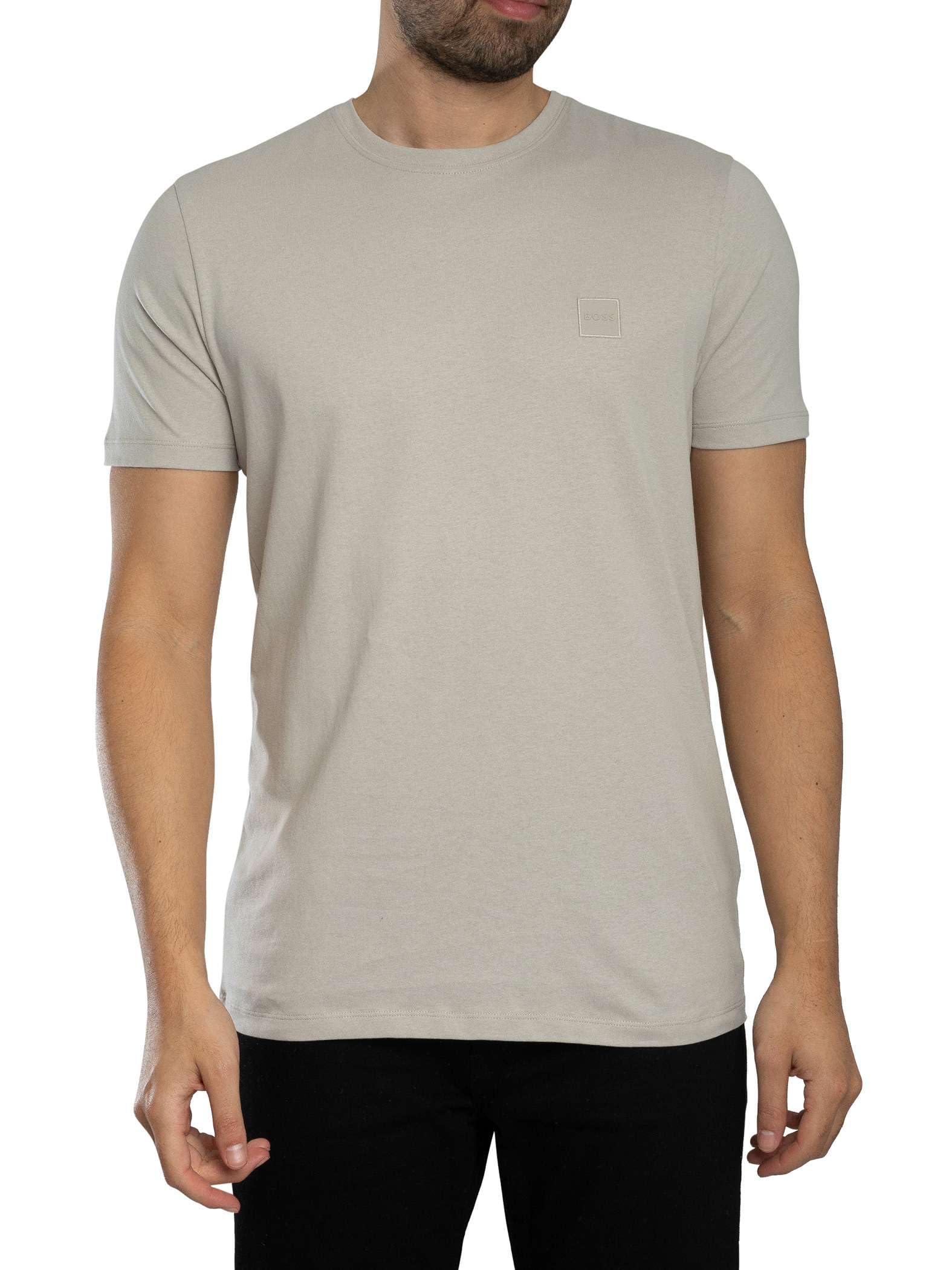 BOSS Men's Tales 10242631 02 T-Shirt, Open Grey 070, XXL