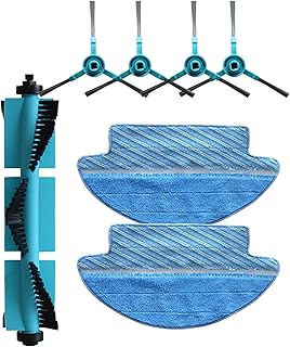YYCHER części próżniowe zamienne części zamienne wałek główny wałek szczotka boczna filtr HEPA FIT do Cecotec Conga 3090 robot odkurzacz części zamienne filtr powietrza mop ściereczka (kolor: Zestaw