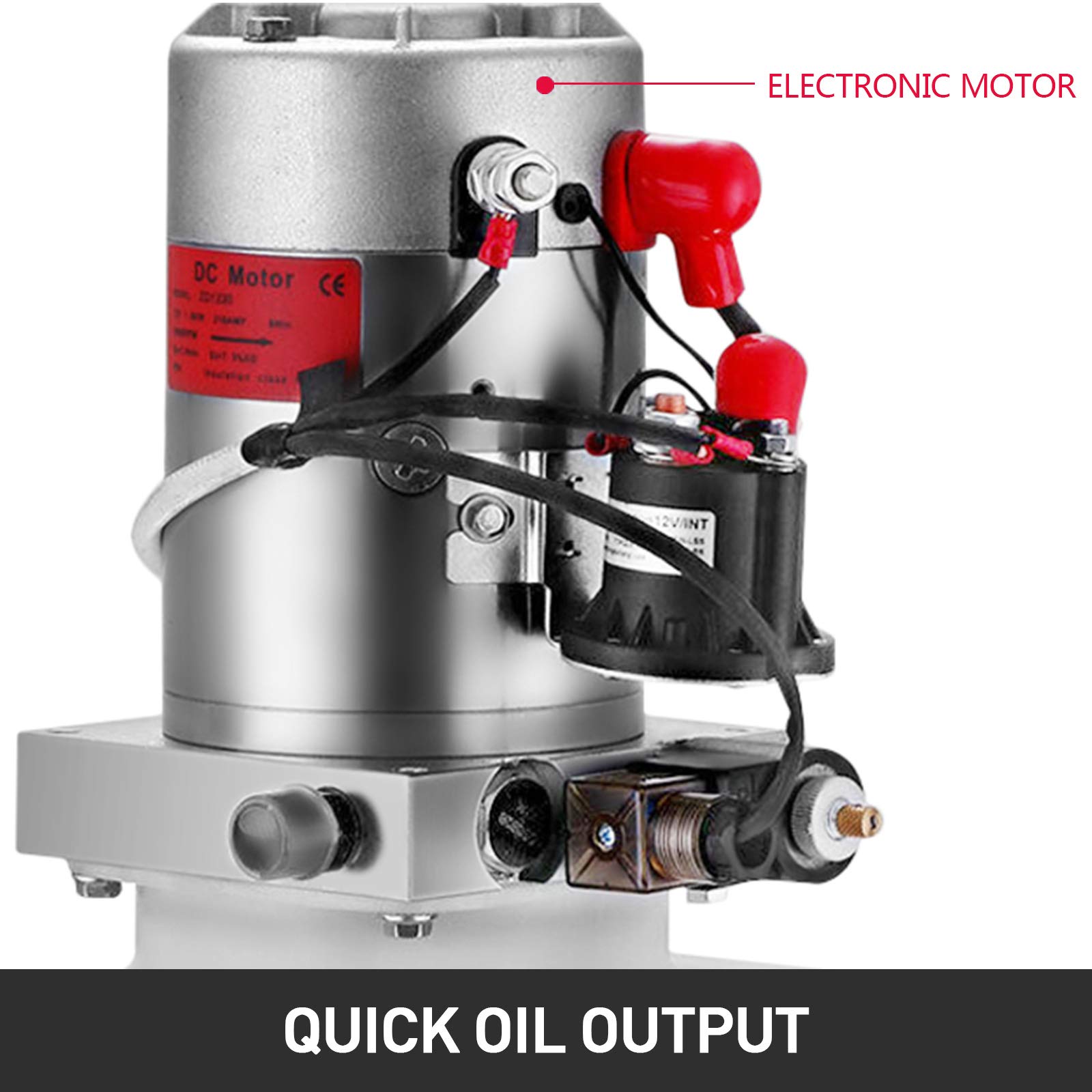 Mophorn Hydraulic Power Unit 10 Quart Hydraulic Pump Single Acting