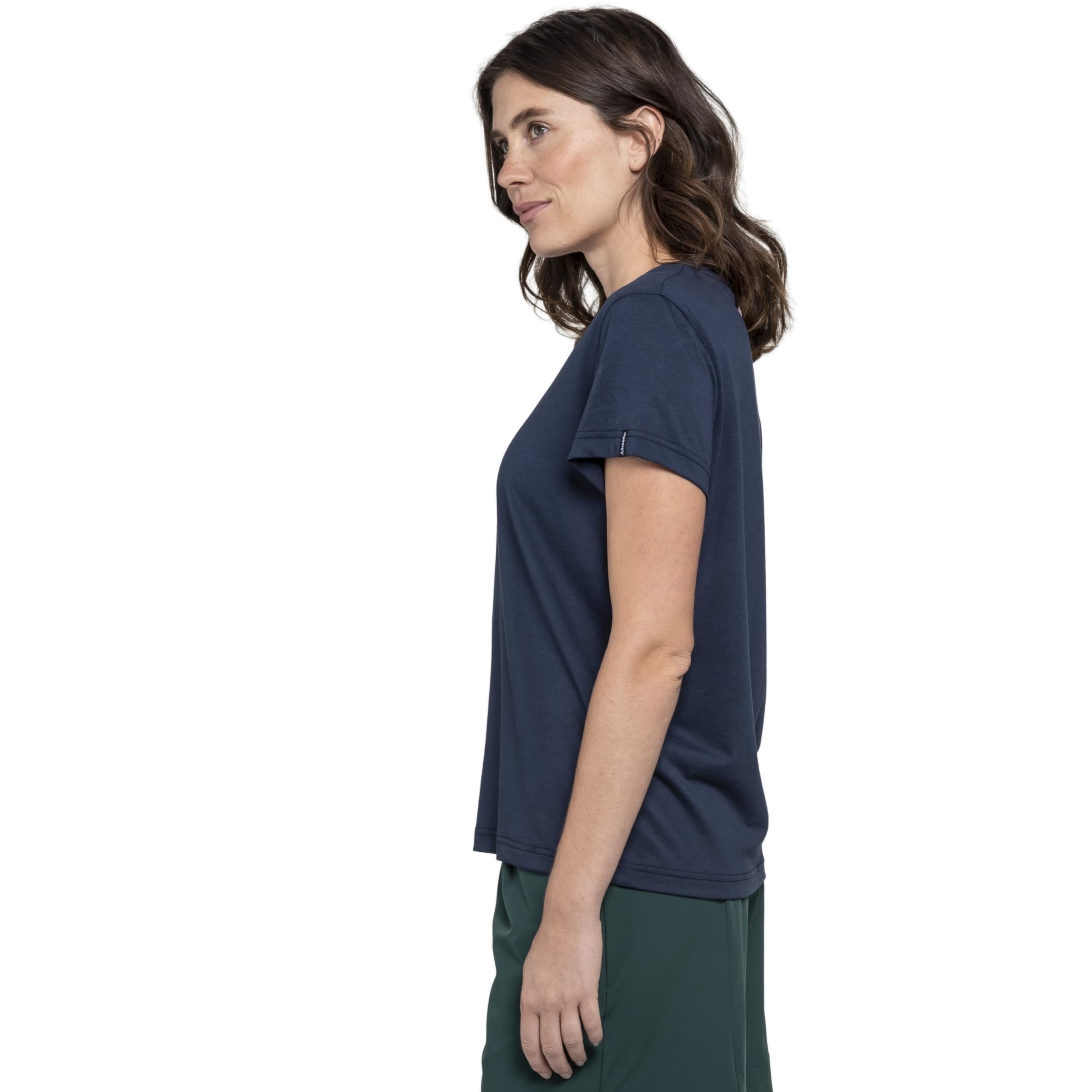 Schöffel Damen T Shirt Style Collada WMS, schnell trocknendes T-Shirt mit Rundhalsausschnitt, Funktionsshirt aus recyceltem Material