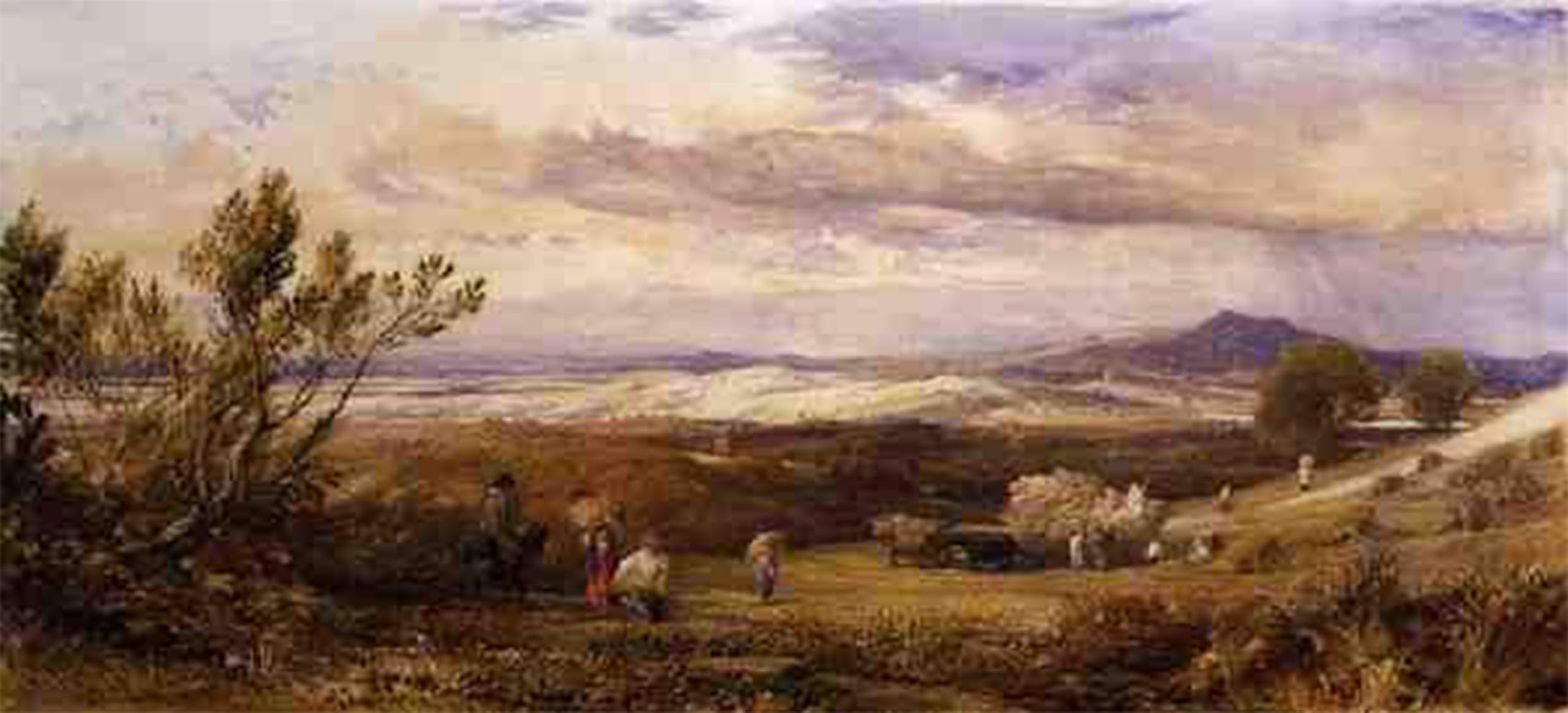 ARTXLXXBN Famous Print Painting Colorful Art Print the Cornfield Cloudy Morning by Famous Painter Canvas Art Decorations for Home Decor 60x90cm
