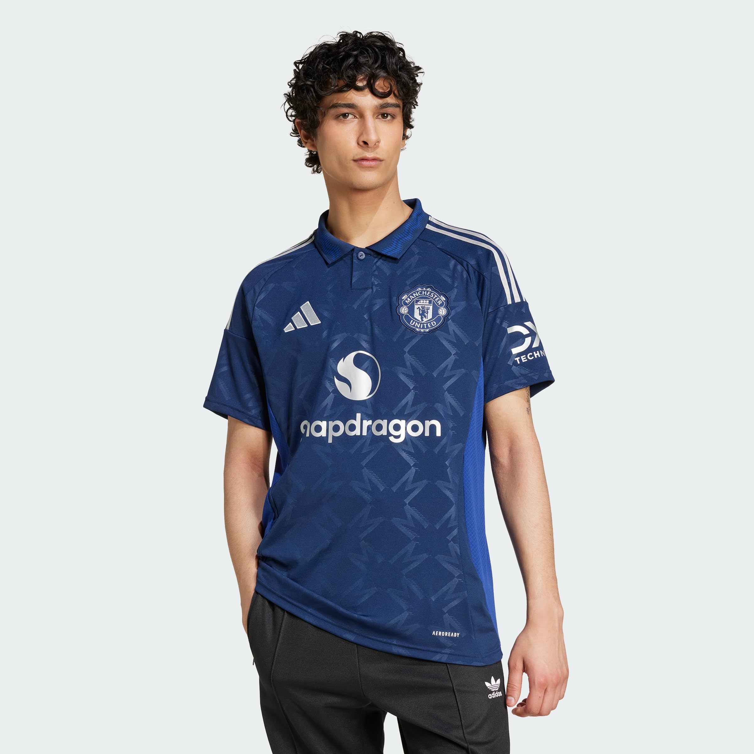 adidas Manchester United 長袖ユニフォーム Lネイビー Amazon | アディダス（adidas） マンチェスター・ユナイテッド 24/25