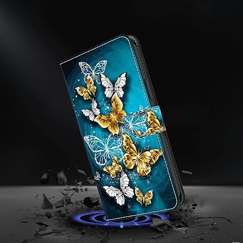 Miniatura 4 de Funda tipo cartera para LG K92 5GLG Q92 5G con soporte para tarjeta de crédito, cubierta magnética protectora de piel sintética para LG K92 -