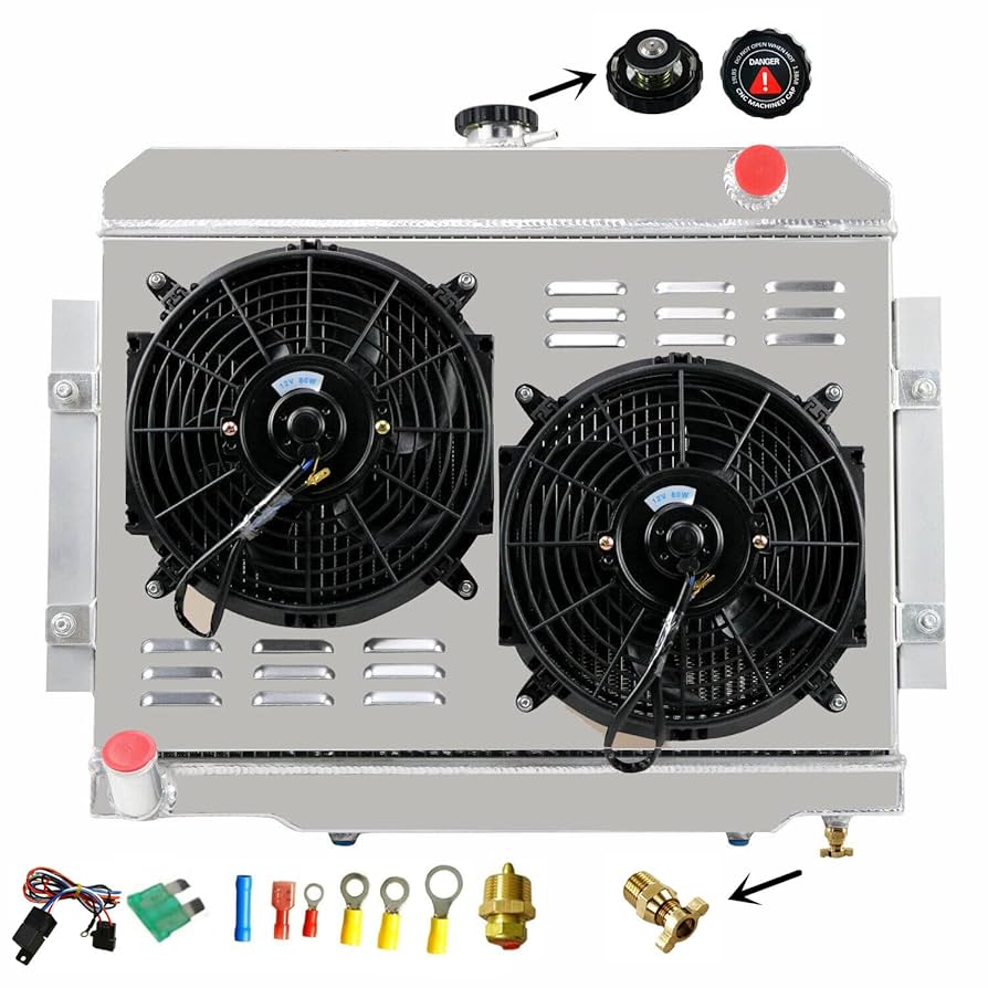 t*a様 ALLOYWORKS 3列 オールアルミラジエーター 87-06 ジー Amazon.com: ALLOYWORKS Radiator, 3 Row All Aluminum