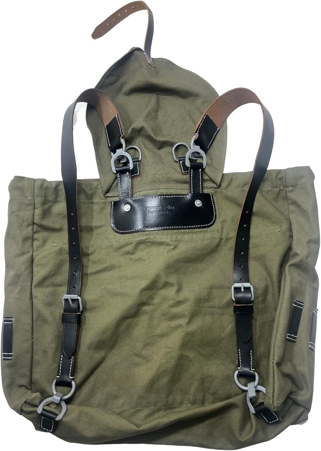 warreplica Deutscher Gebirgsjäger-Rucksack M31 der Wehrmacht aus dem 2. Weltkrieg/Modell 1941, OD-Grün, Reproduktion