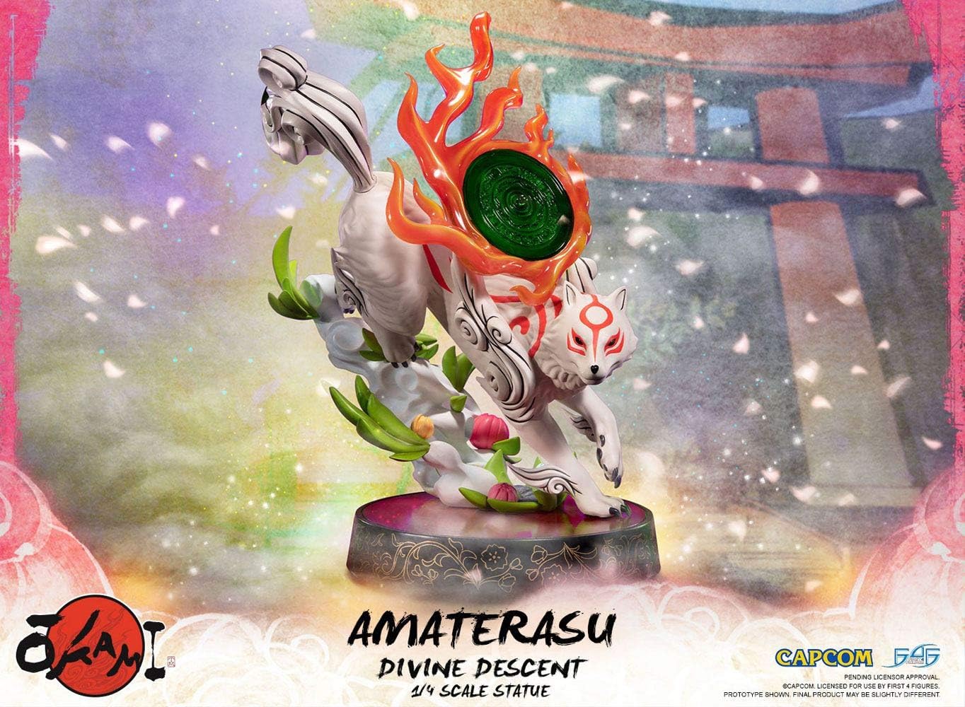 First 4 Figures **(EOL)** Okami (Amaterasu Divine Descent) RESIN Statue