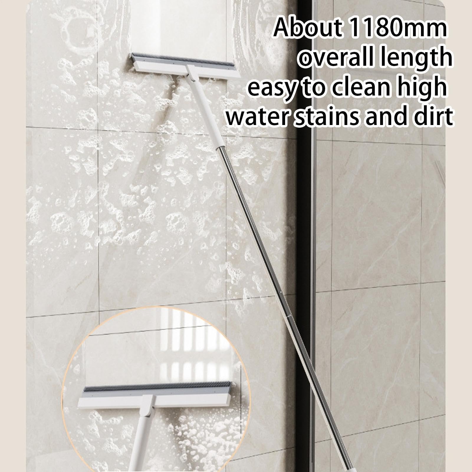 Magic Besen für Teppich, Boden -Rakel -Scrubber Magic Rakel mit 180 Grad | Multifunktionaler Besen, Haushaltswischer für Badezimmer, , Küche