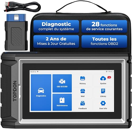 TOPDON ArtiDiag800BT 2 OBD2 Bluetooth Dispositivo diagnos… - 1