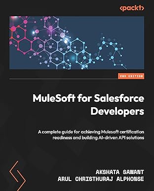 MuleSoft for Salesforce Developers:A complete guide for achieving Mulesoft certification readiness and building AI-driven API solutions