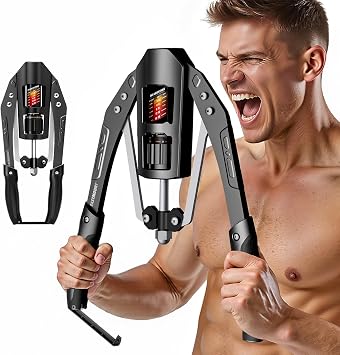 EAST MOUNT Twister Arm Exerciser - Adjustable 22-440lbs Hydraulic Power Twister, Home Chest Expander, Shoulder Muscle Training Fitness Equipment, Arm Enhanced Exercise Strengthener