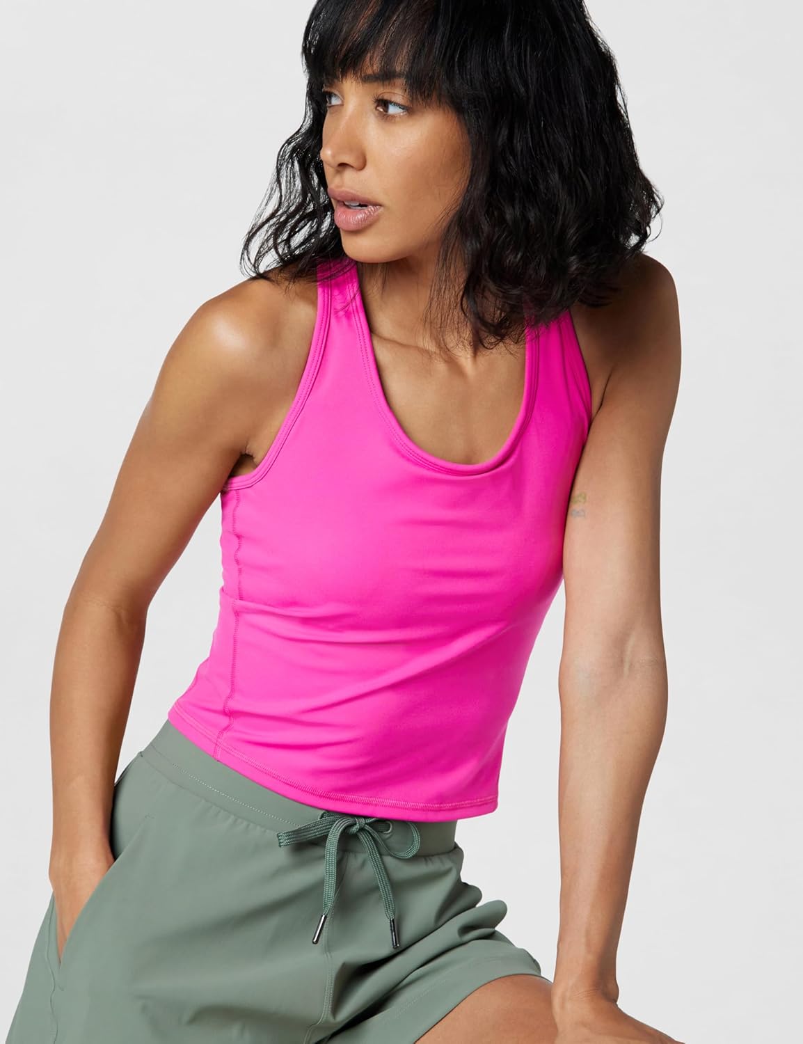 Sweaty Betty Women's Power Medium Impact Cropped Workout Tank Top