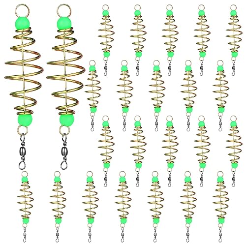 50 Pcs Carp Fishing Equipment Carp Bait Holder Luminous Olive