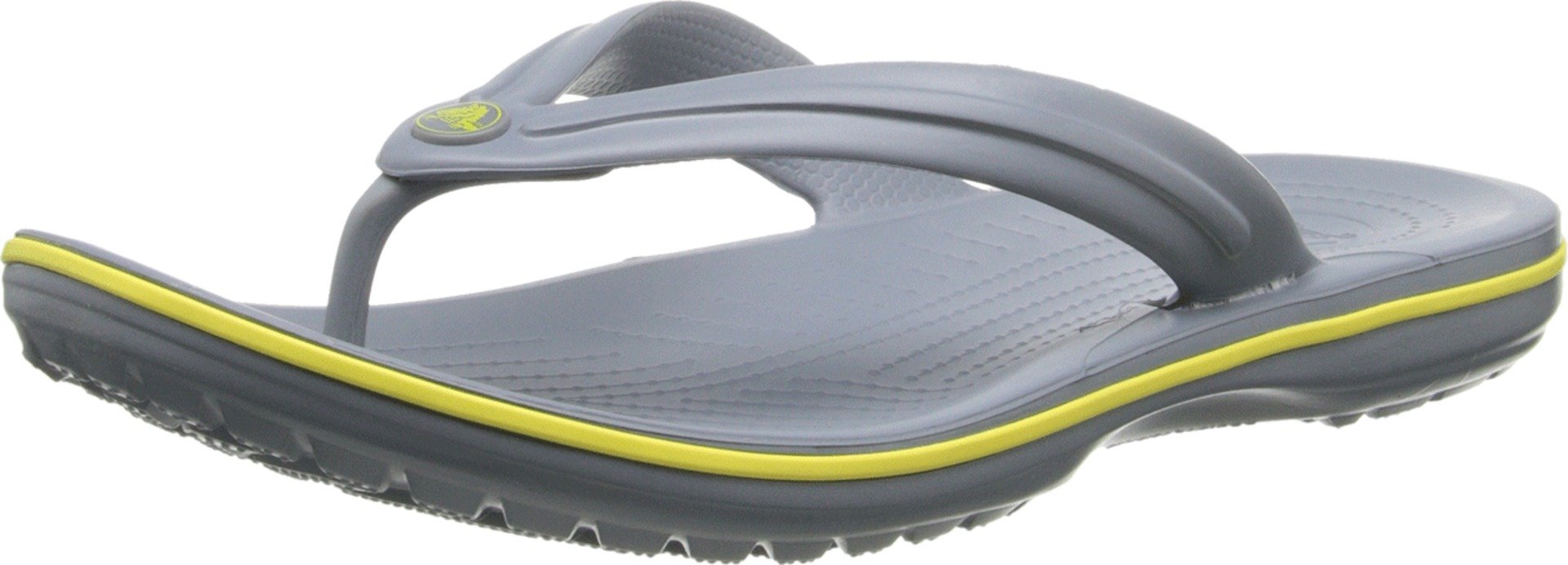 Crocs Crcband Flp Con/Cha M6/W8, Unisex-Erwachsene Zehentrenner, Grau (Concrete), 38/39 EU