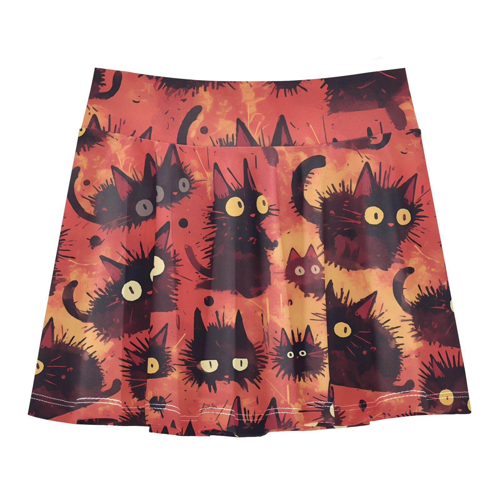 Gonne da tennis divertenti per ragazze con pantaloncini incorporati gonne da golf per bambine e ragazze gonne sportive per bambini