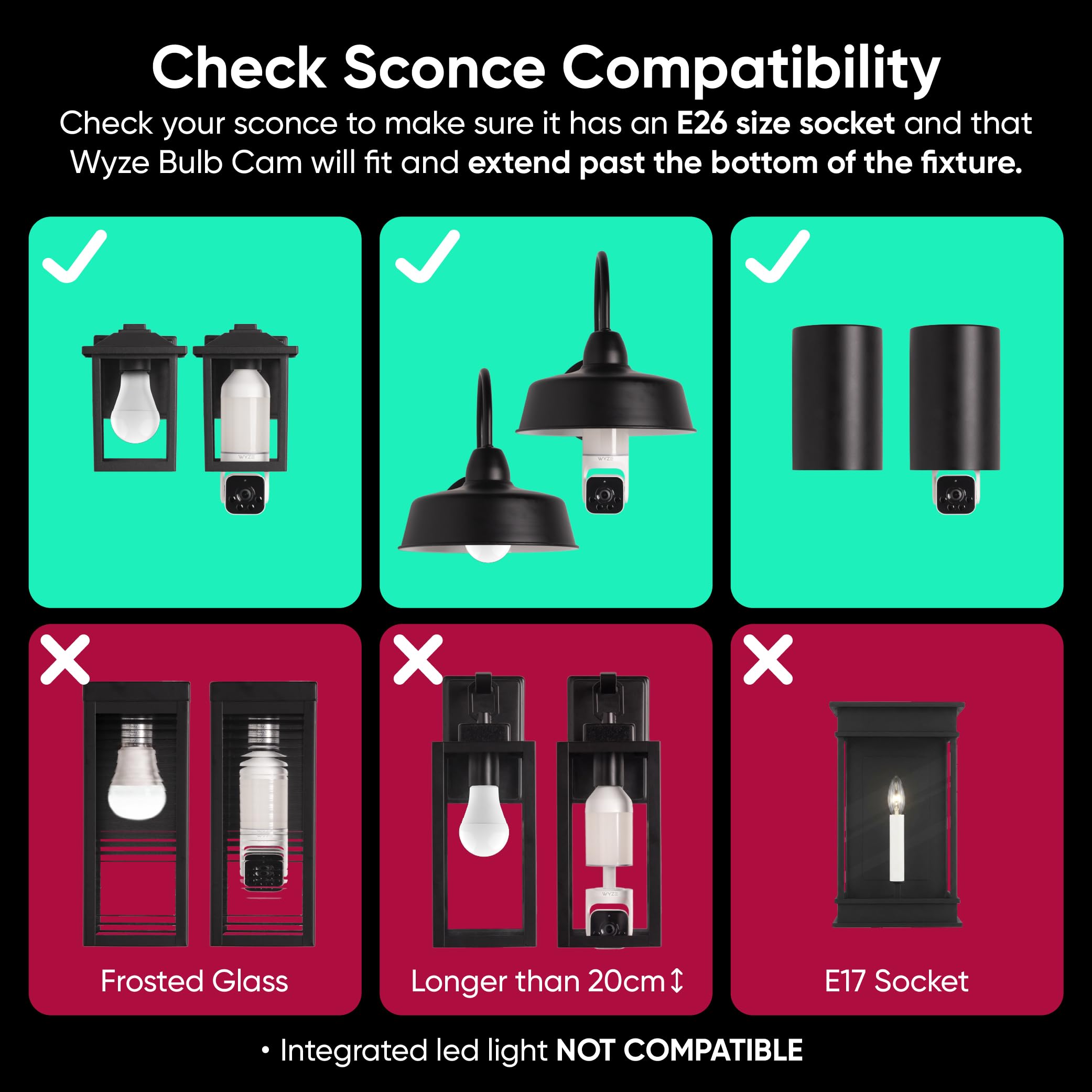 Wyze Bulb Cam: Smart Security Camera Light Bulb -5