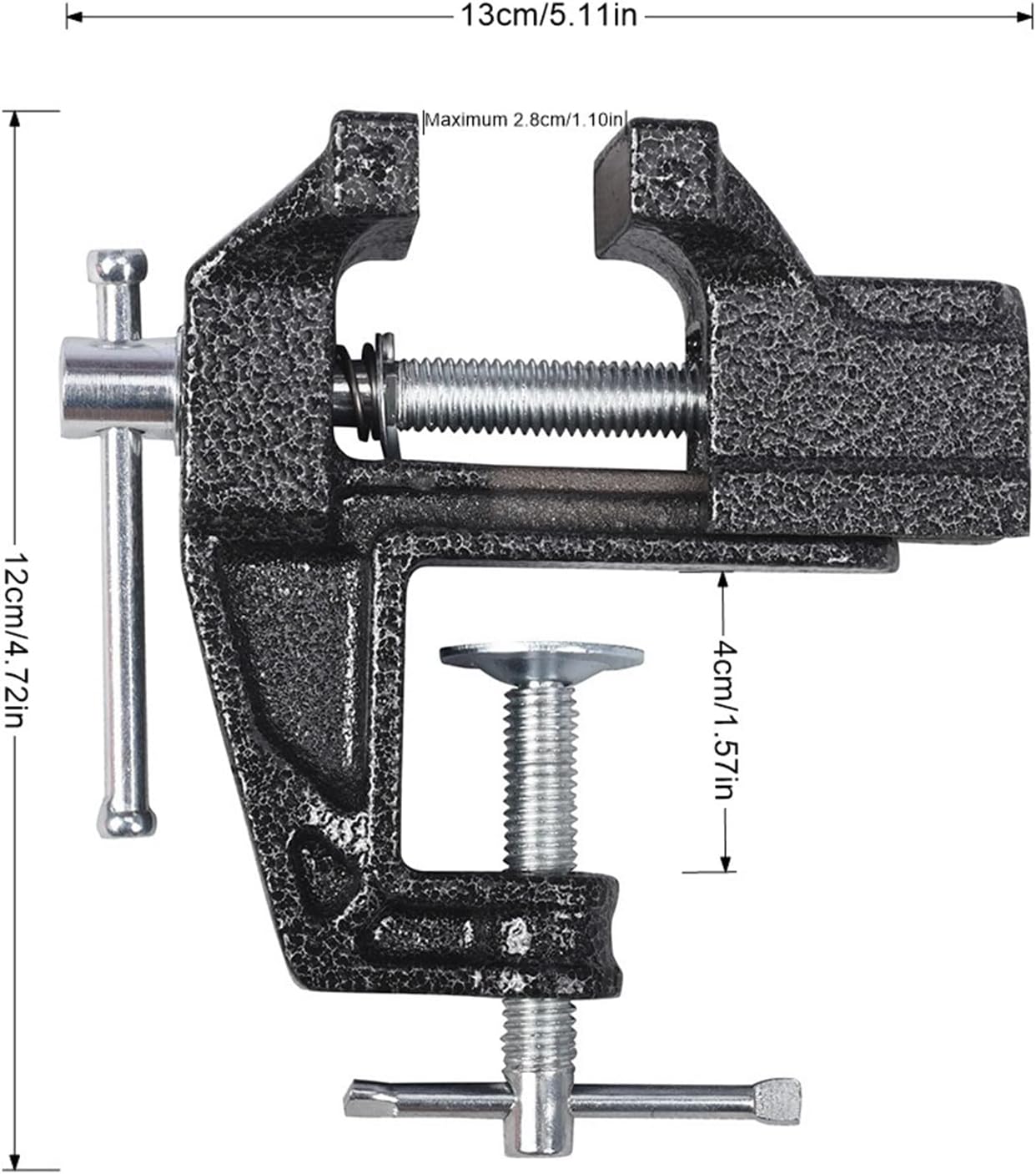 Golf Grip Kit, 4 Pieces Portable Vise Clamp Set, Double-Sided Tape Remover Tool, Easy Installation Design, Ideal for Men, Women, Table, Metal Shaft, Carbon Shaft, Black