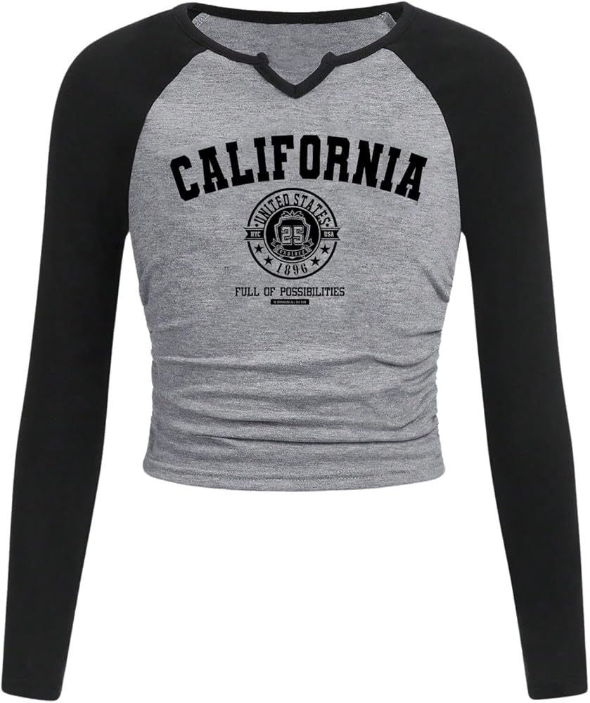 Amazon.com: SOLY HUX Girl's Long Sleeve T Shirts Cute Graphic Tees