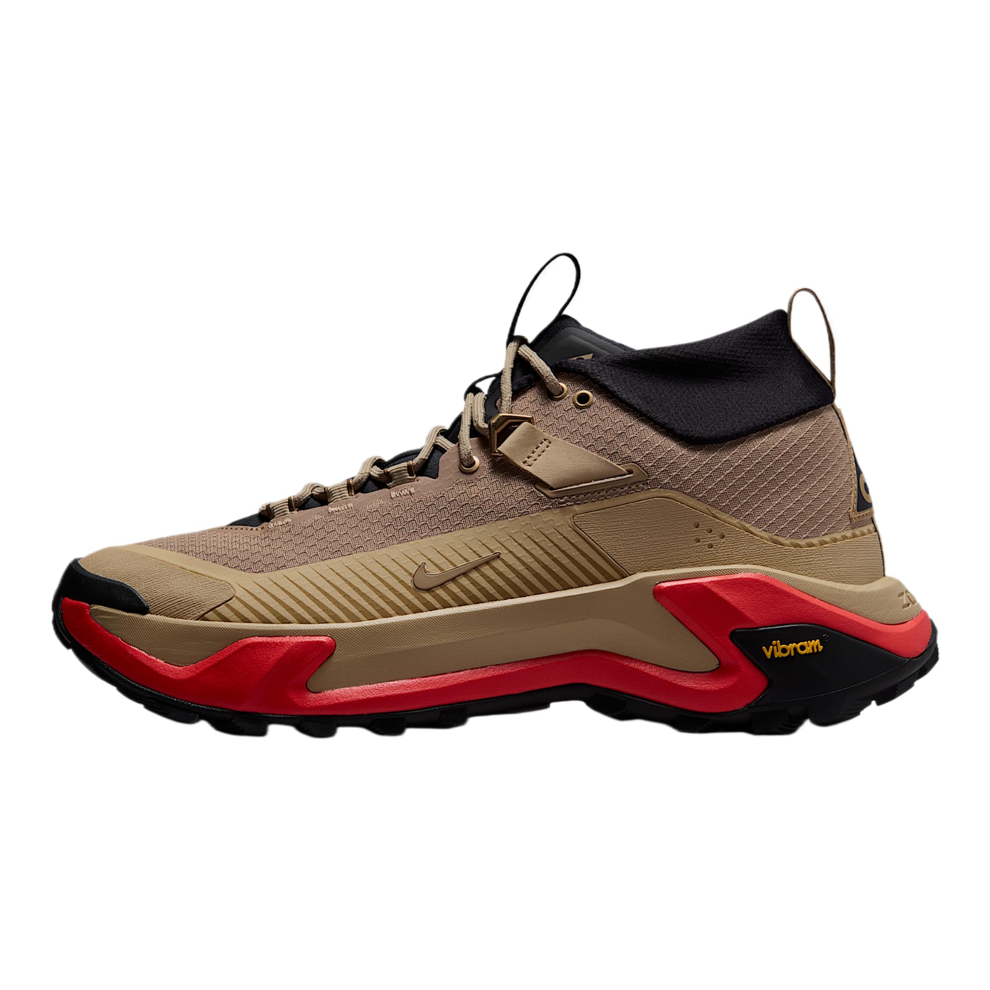 ACG Zegama Hike Men's Hiking Shoes (British Khaki/Linen/Light Crimson/British Khaki)