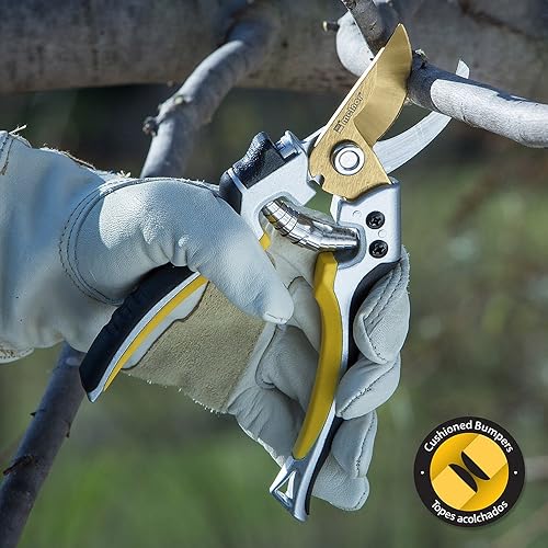 Miniatura 4 de Melnor Paquete 84760-IN - Cuchillas de titanio, incluye 27 podadoras de derivación de 8.5 pulgadas y juego de valor de podadora de 8.5 pulgadas,