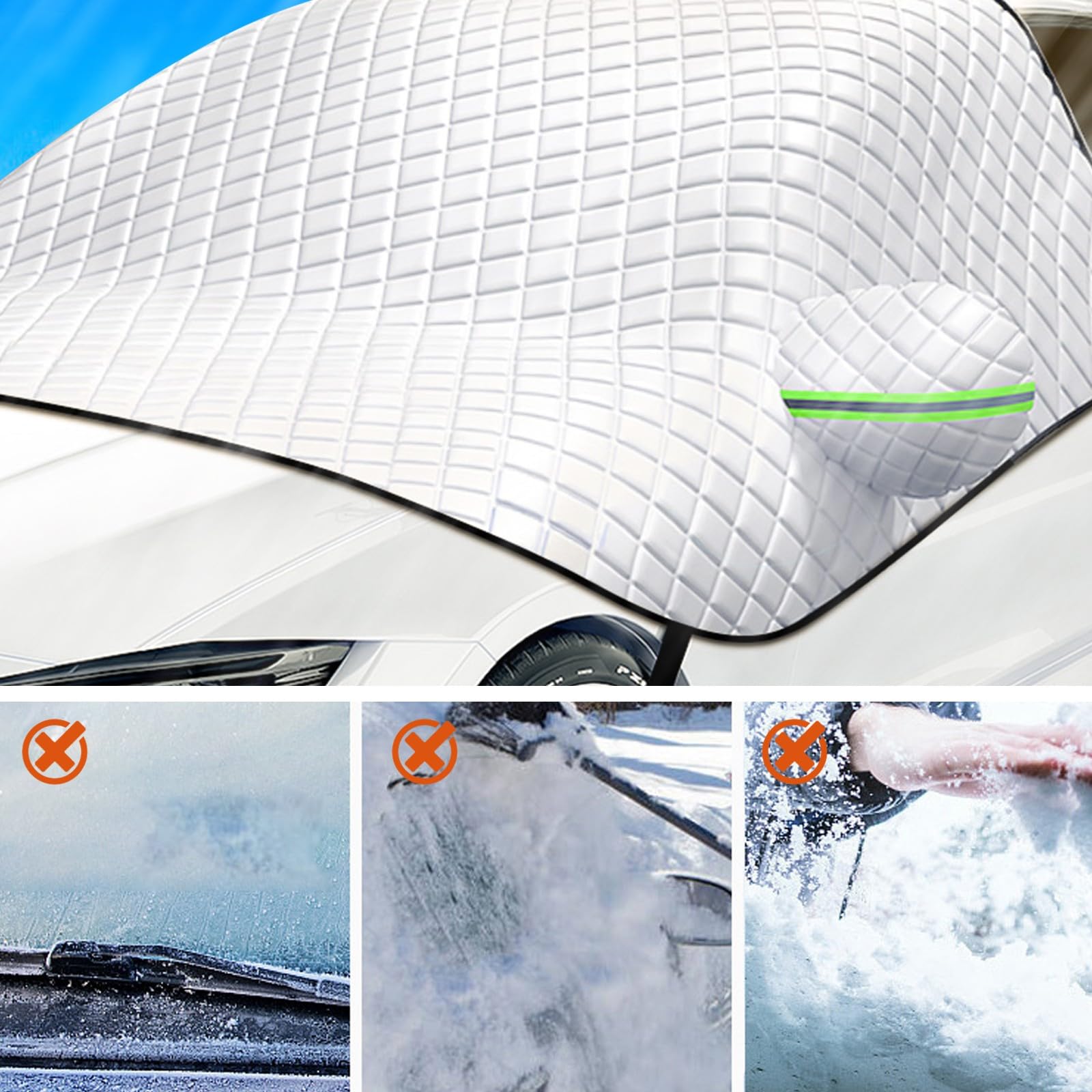 Windschutzscheibenabdeckung für Bentley Bacalar Auto Windschutzscheibe Sonnenschutz Frontscheibenabdeckung Frontscheibenschutz Auto Scheibenschutz Winter