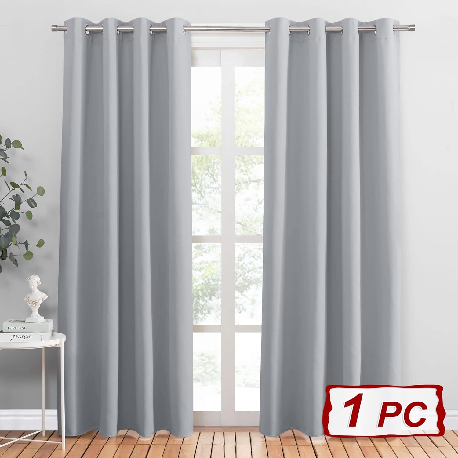 PONY DANCE Thermal Door curtain 84 inches Drop for Living Room - Image 3