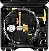 Vista 10 de JIFETOR Kit de Herramientas de Recarga de Refrigerante del Sistema de Enfriamiento Universal Tipo Vacío, Rojo