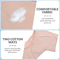 Vista 5 de SUPVOX Chaleco de ropa interior con protección contra el sudor, escudo lavable para las axilas para mujeres, niñas y mujeres