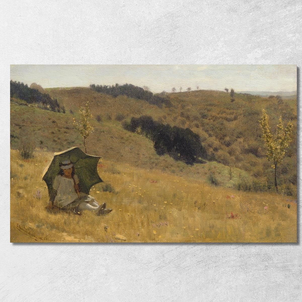 Tableau imprimé sur toile lat37 de Lawrence Alma-Tadema encadré 50x30cm
