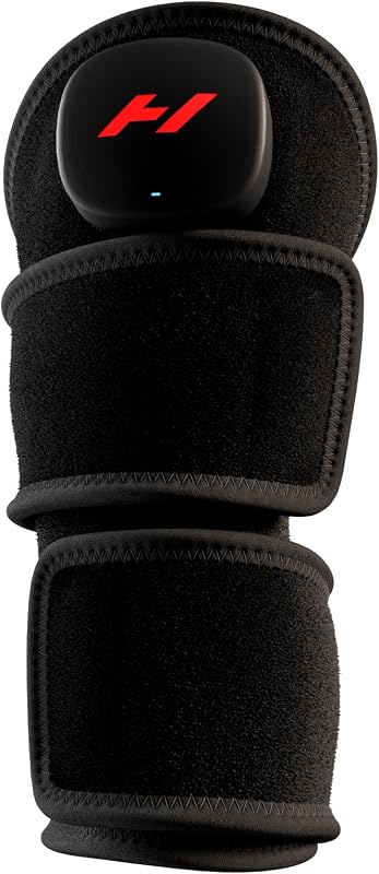Venom 2 Leg Heat Vibration Massage Therapy Neoprene Wrap Recovery | Calf | Knee | Thigh | Quad | Help with Muscle Knots Blood Flow | Enhance Flexibility | 3 Hour Battery Life | FSA-HSA | TSA