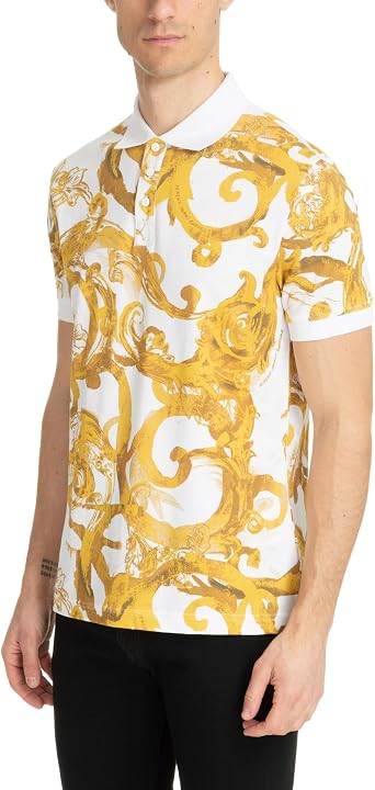 VERSACE JEANS COUTURE Men Polo Shirts White - Multicolor