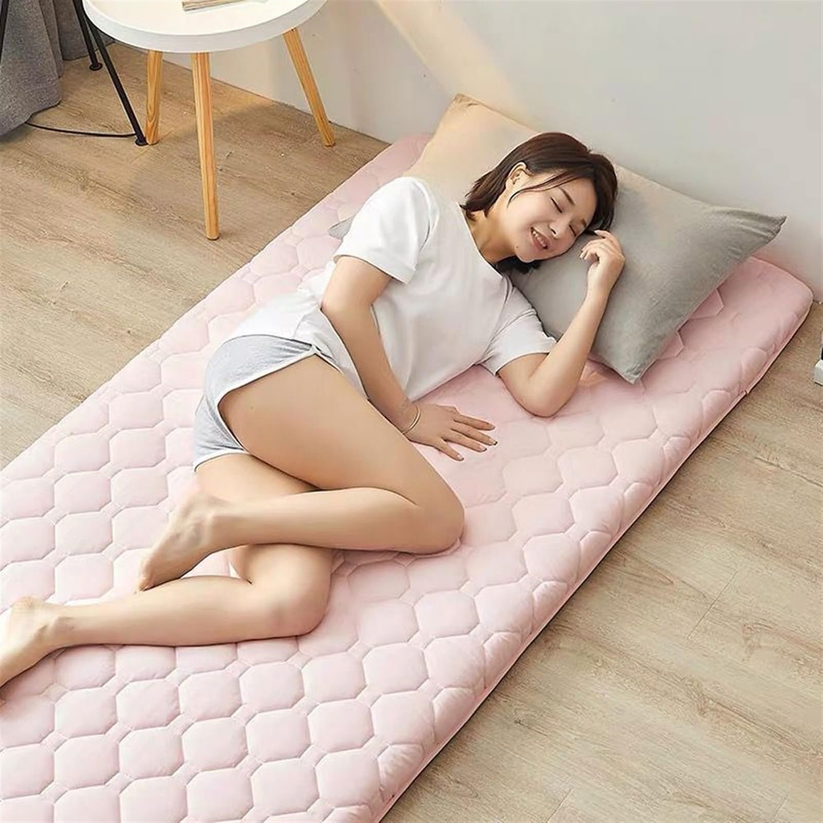 Materasso futon da pavimento, materasso pieghevole arrotolabile thailandese massaggi materassi tatami tappetino materasso per pavimento (colore: A, dimensioni: 150 x 200 cm)
