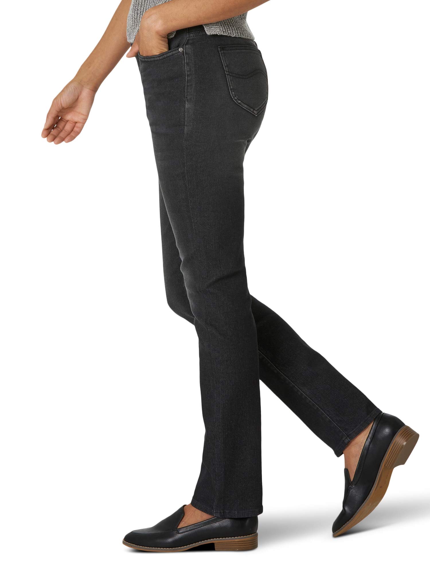 Lee Damen Petite Iconic Regular Fit Straight Leg Jeans